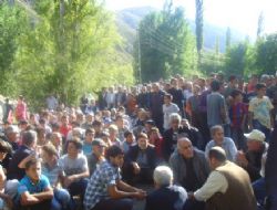 Bağbaşı nda HES eylemi